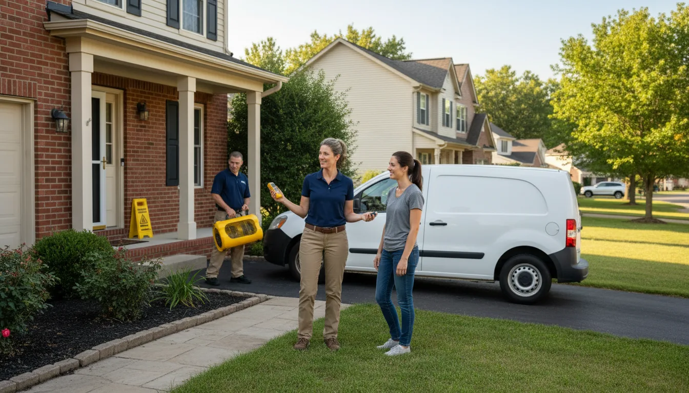 Water restoration image for Water Damage & Restoration Services in Lone Star, TX